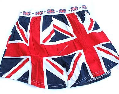 Union jack boxer shorts